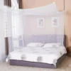 2024 Summer Home Mosquito Nets 4 Corner Post Bed Canopy Net Double Bed Lightweight Fashion Bedding Mosquito Nets - AliExpress 15