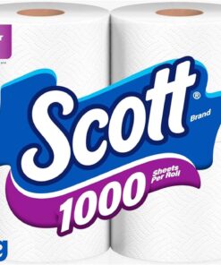 1000 Toilet Paper, 18 Rolls, Septic-Safe, 1-Ply Toilet Tissue