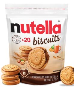 Biscuits, 20 Count Cookies, Hazelnut Spread with Cocoa, Kids Snacks, 9.7 oz