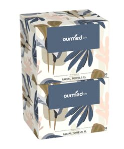 Face Towels, Disposable Biodegradable Facial Towels for Sensitive Skin, Lint- free Face Wipes for Washing Face, Skincare and Makeup Remover, Dry Wipes, 10"??12" Extra Large, 50 Count